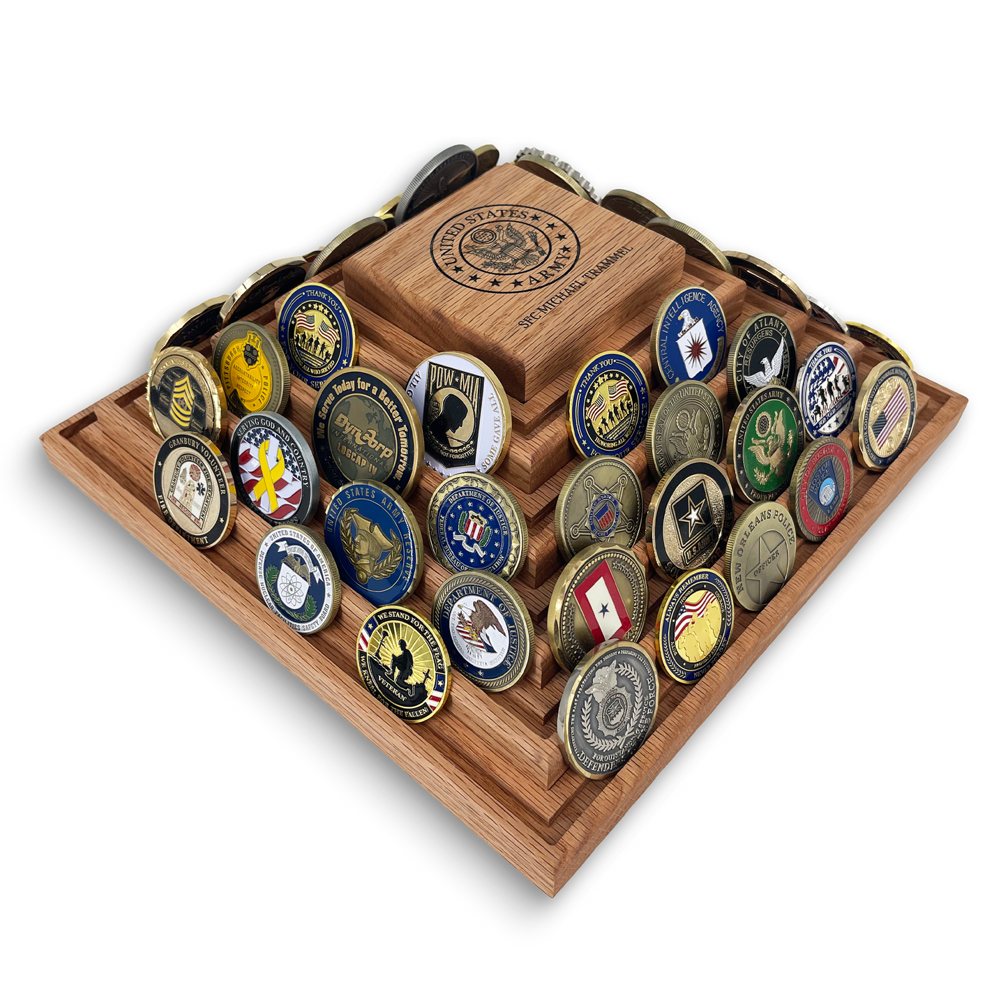 Pyramid Coin Holder