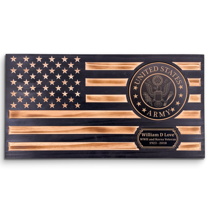 Subdued Handcrafted Flag