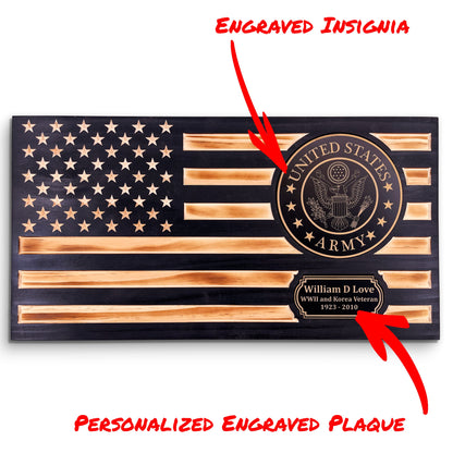 Subdued Handcrafted Flag